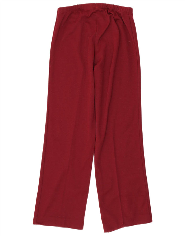 Pełny dres damski w stylu vintage EU 40, średni bordowy kolor, retro