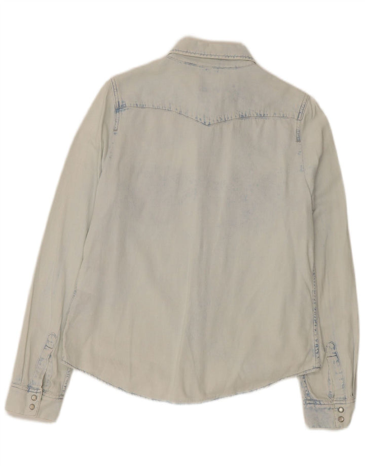 Damska koszula dżinsowa Levi's Classic Fit UK 14, średnia niebieska, bawełniana