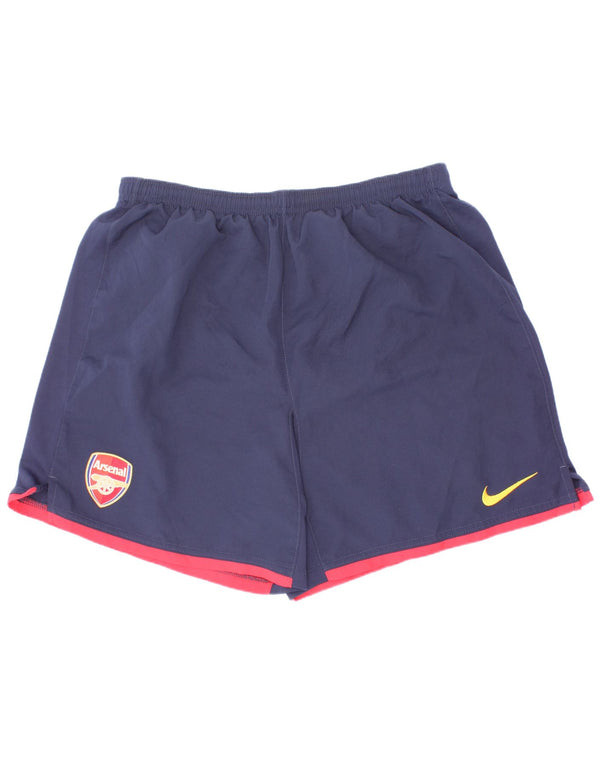 Chłopięce spodenki sportowe Nike Arsenal 13-14 lat XL, granatowe, poliestrowe paski