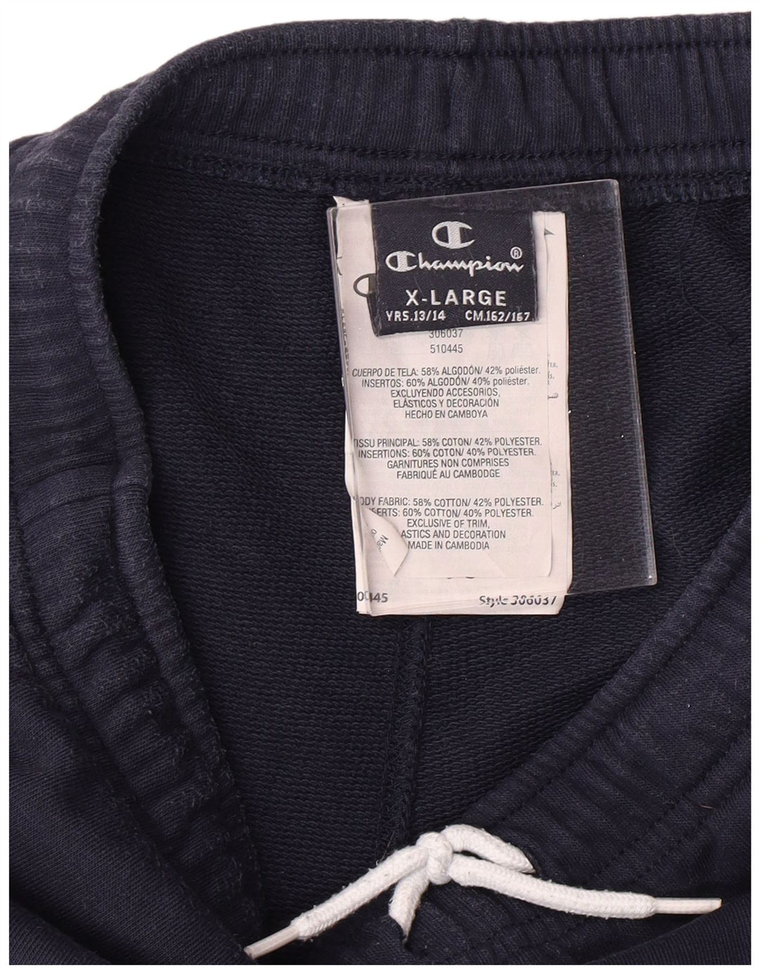 Chłopięce spodnie dresowe CHAMPION z grafiką, 13-14 lat, granatowe