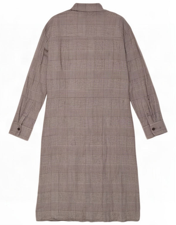 Damska sukienka koszulowa Zara UK 12 Medium Grey Check