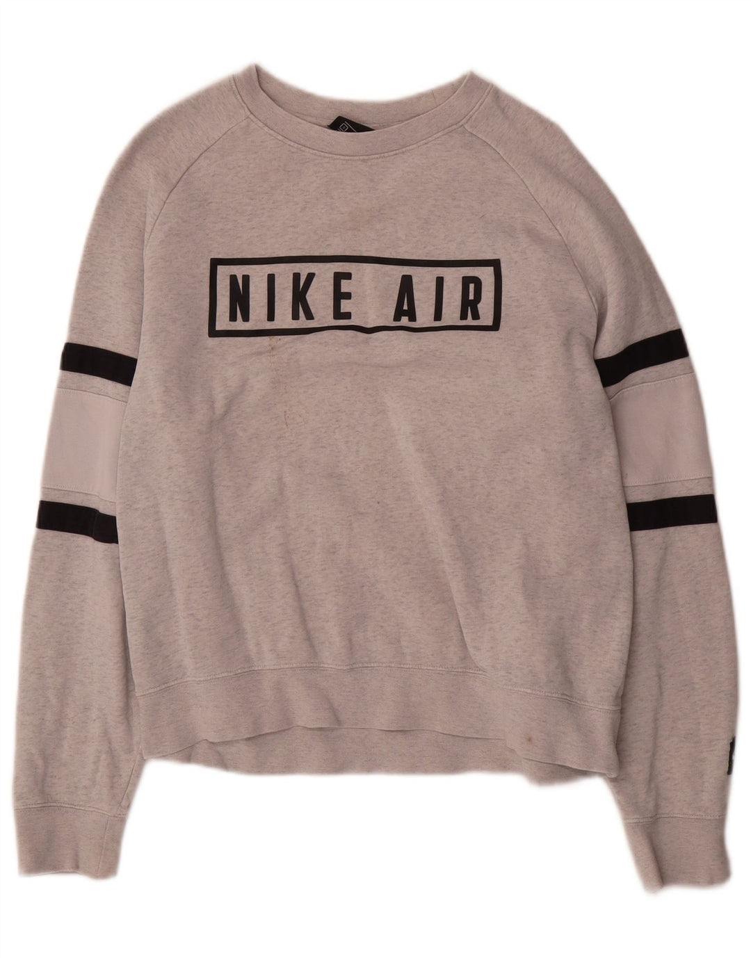 Damska bluza oversize Nike UK 10, mała, szara, nakrapiana bawełna