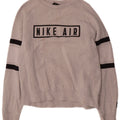 Damska bluza oversize Nike UK 10, mała, szara, nakrapiana bawełna