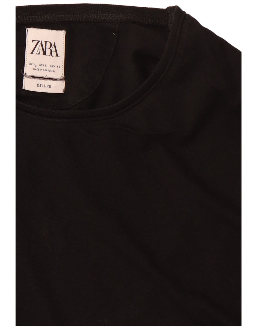 Męski T-shirt Zara, duży, czarny