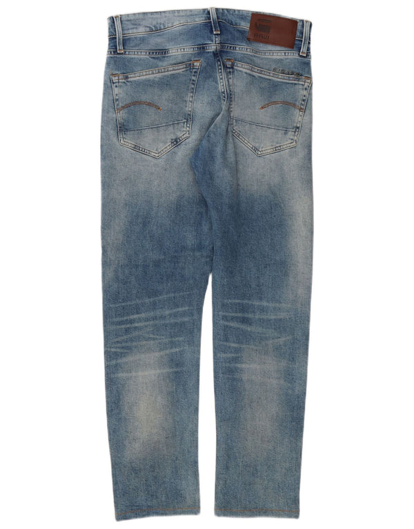G-Star Męskie 3301 Slim Jeans W29 L29 Niebieska bawełna