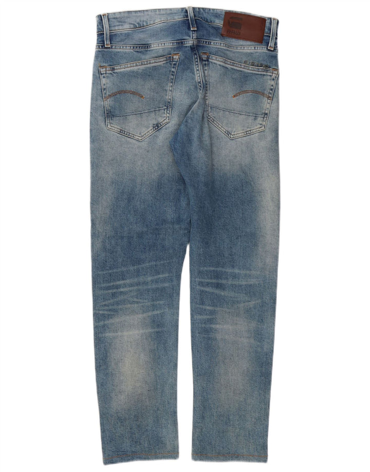 G-Star Męskie 3301 Slim Jeans W29 L29 Niebieska bawełna