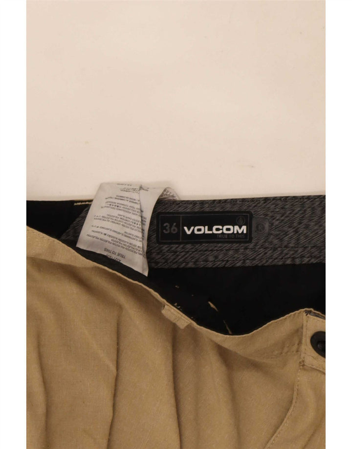 Męskie spodenki Chino Volcom Thanaz W36, duży, beżowy poliester
