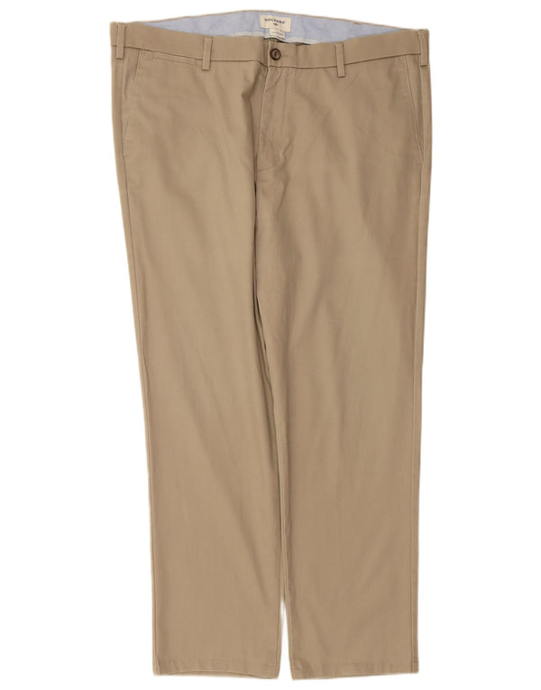 DOCKERS Męskie wąskie zwężane spodnie Chino W40 L29 Beżowa bawełna