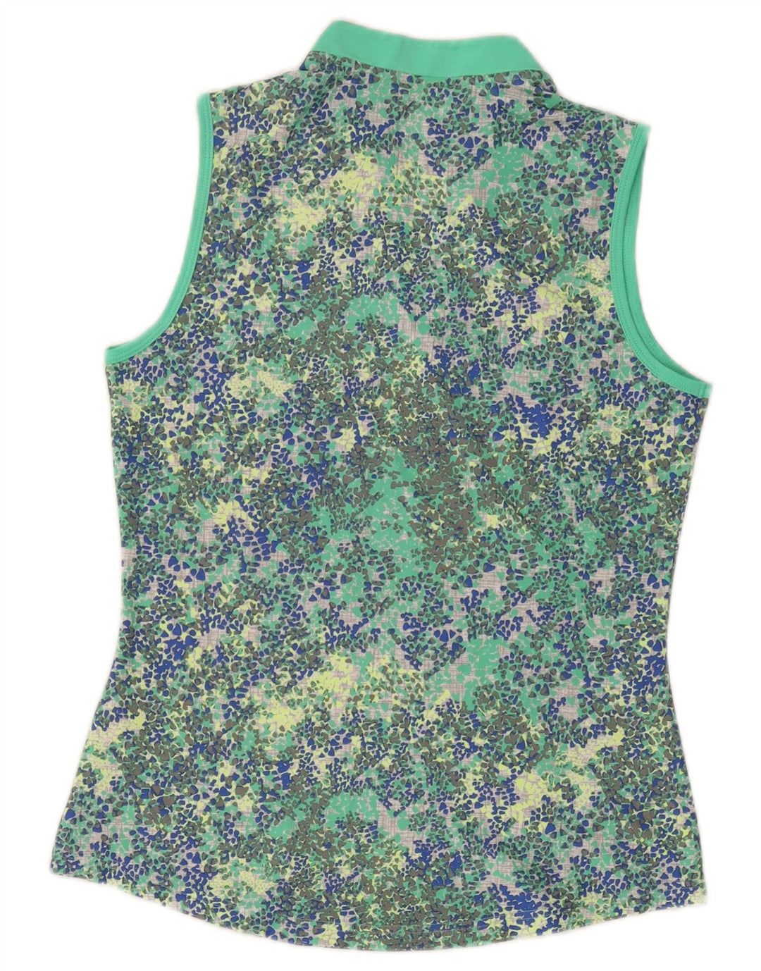 Damska kamizelka golfowa Adidas Top UK 10 Small Green Spotted Poliester