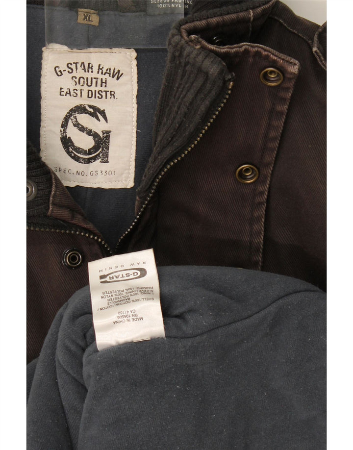 Męska kurtka parka G-Star UK 42 XL, szara bawełna