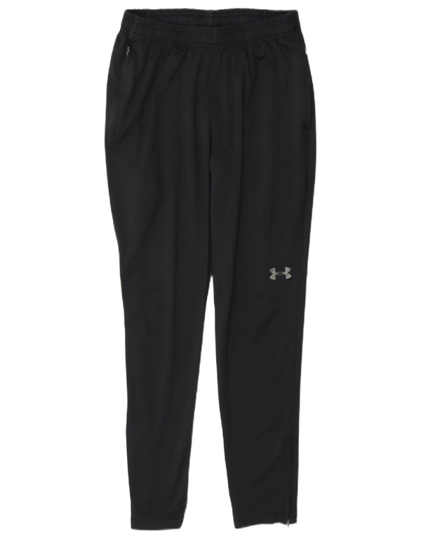 Męskie dopasowane spodnie dresowe Under Armour, średni granatowy poliester