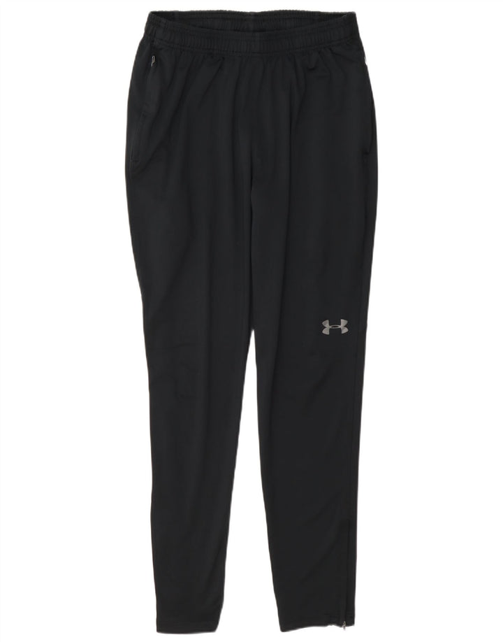 Męskie dopasowane spodnie dresowe Under Armour, średni granatowy poliester