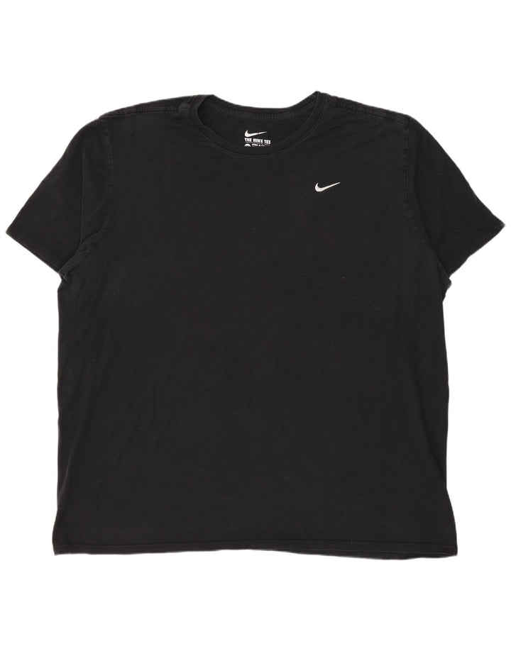 Męski T-shirt NIKE o sportowym kroju, 2XL, czarny
