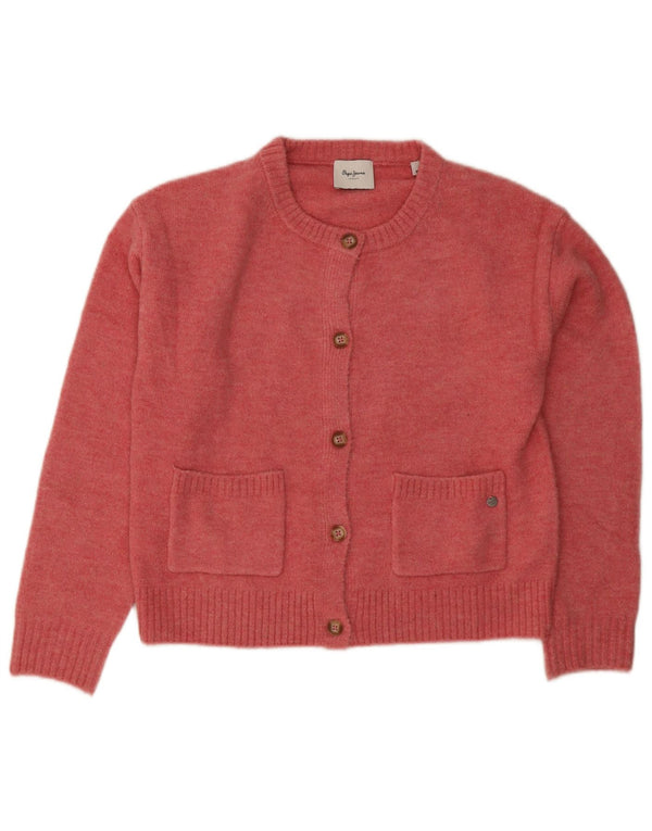 Krótki sweter damski PEPE Jeans UK 14, średni róż