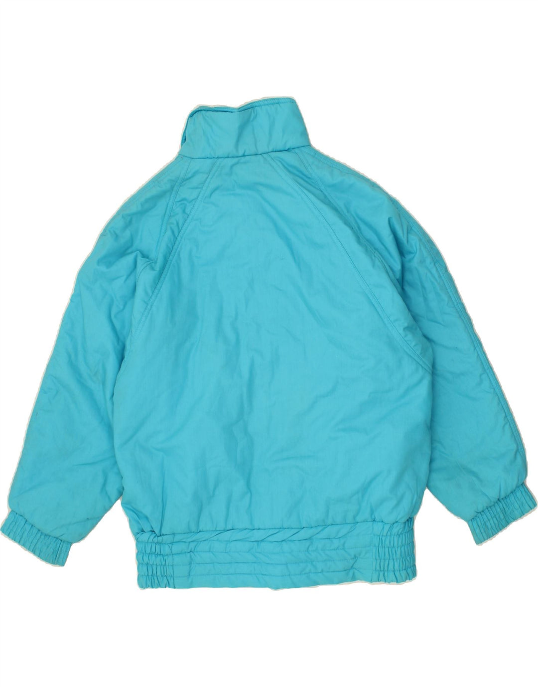 VINTAGE Womens Windbreaker Jacket EU 38 Medium Blue Cotton Vintage Vintage and Second-Hand Vintage from Messina Hembry 