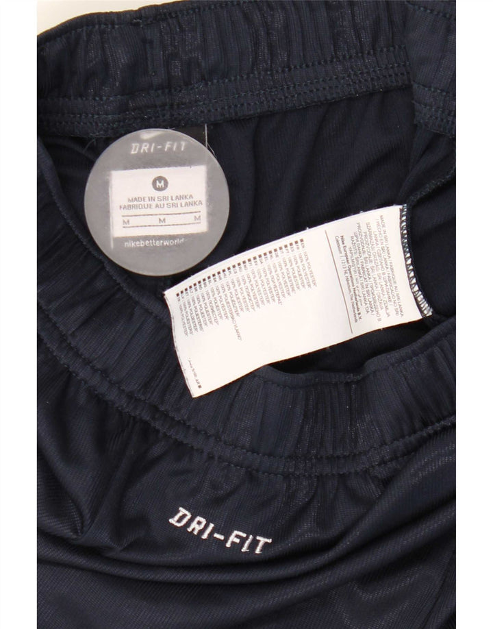 Męskie spodenki sportowe Nike Dri Fit, poliester w średnie granatowe paski