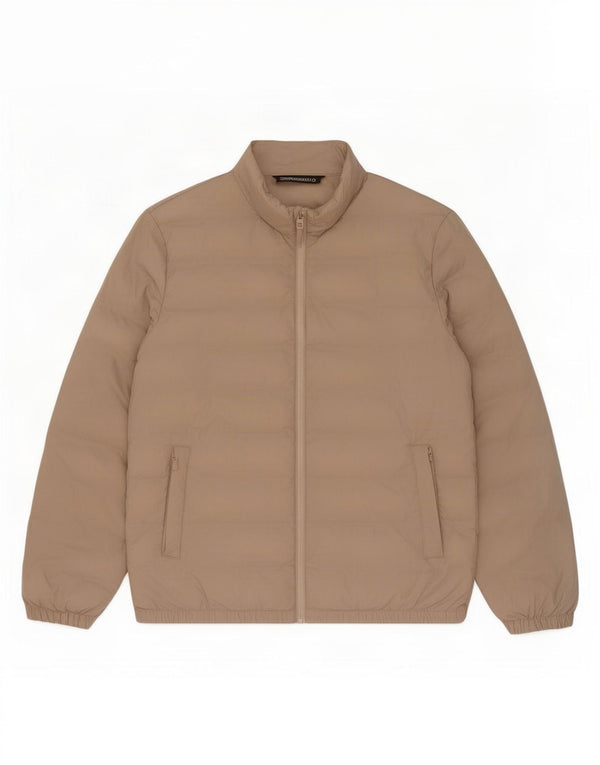 Męska ocieplana kurtka Zara UK 42 XL, beżowy poliester