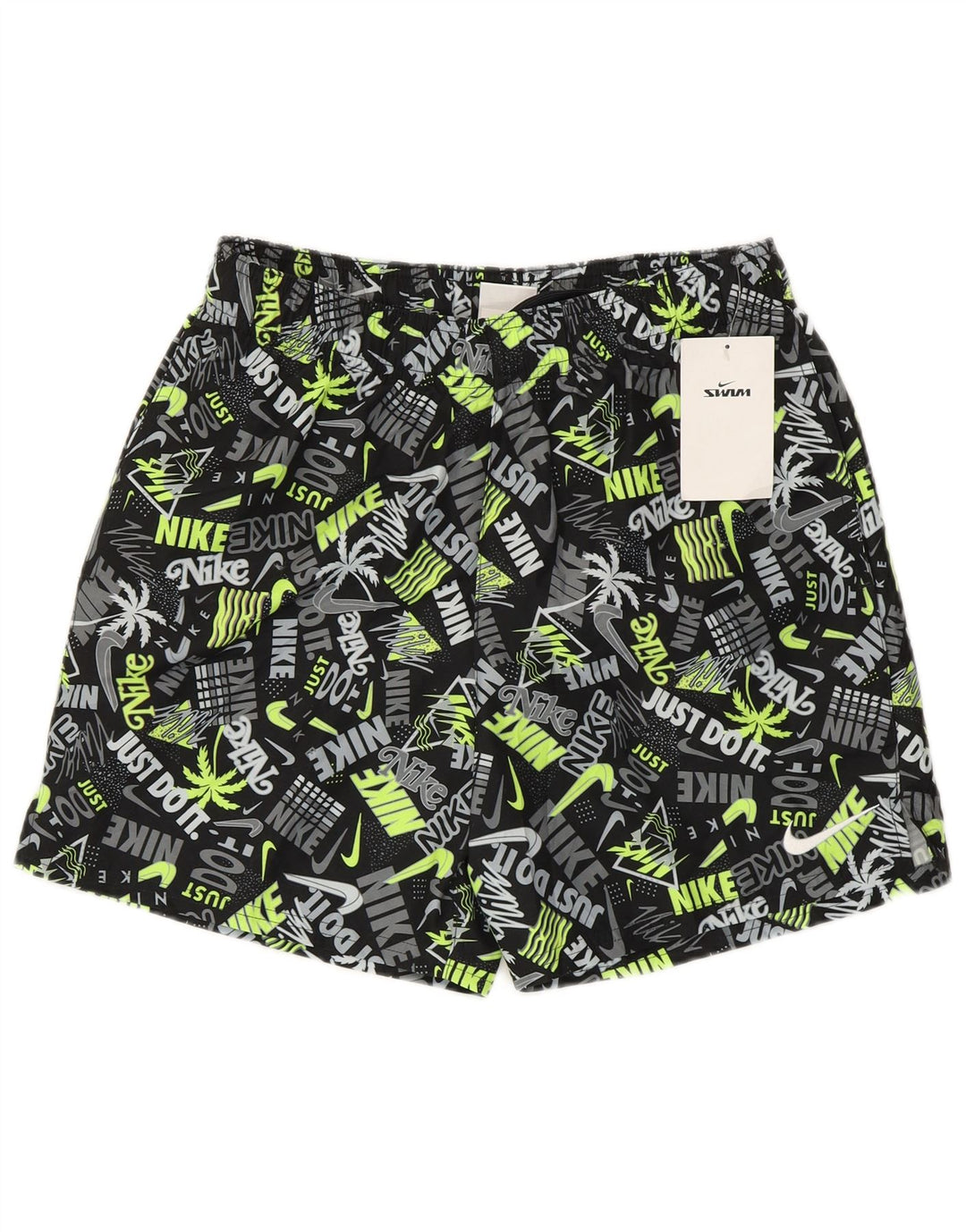 Męskie spodenki kąpielowe Nike z grafiką, małe, wielokolorowy poliester