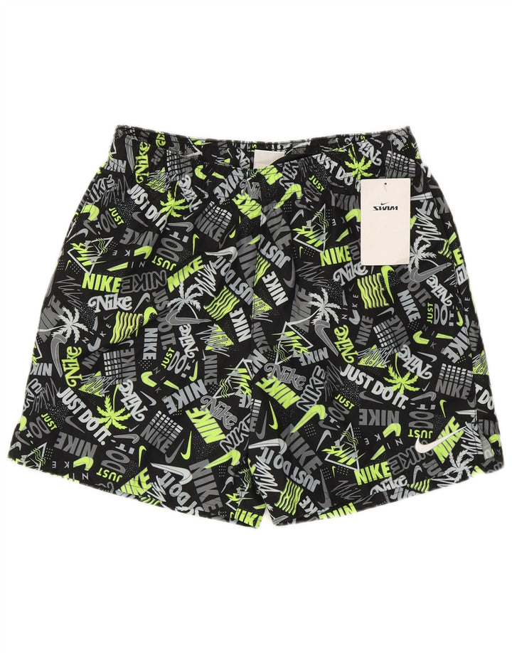 Męskie spodenki kąpielowe Nike z grafiką, małe, wielokolorowy poliester