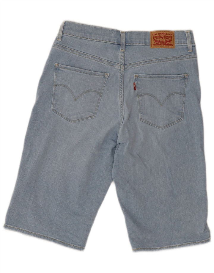 Damskie klasyczne bermudy jeansowe LEVI'S W26 Małe, niebieskie, bawełniane