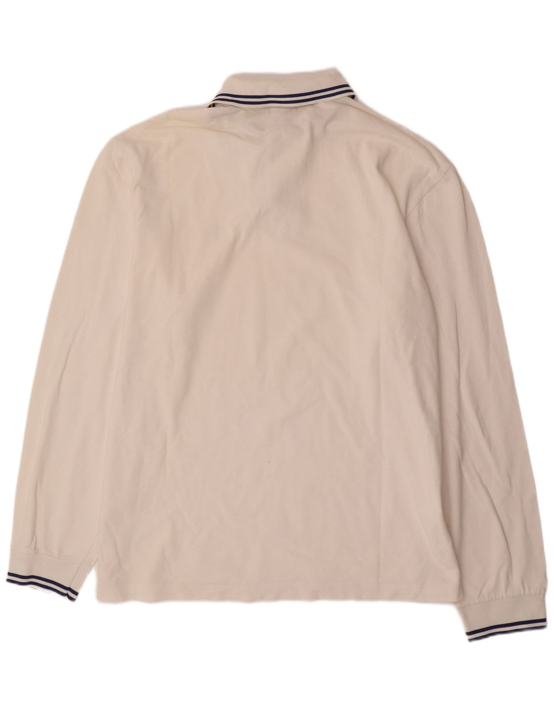 Męska koszulka polo MARINA YACHTING z długim rękawem, 3XL, biała bawełna