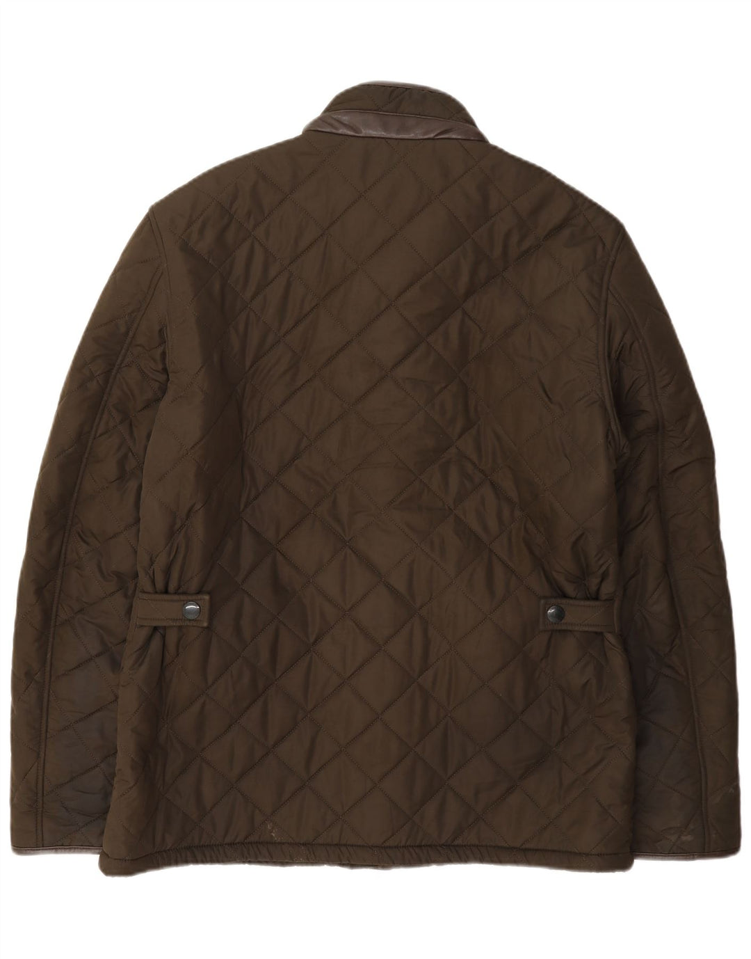 Męska pikowana kurtka Barbour UK 40, duża, khaki, poliester