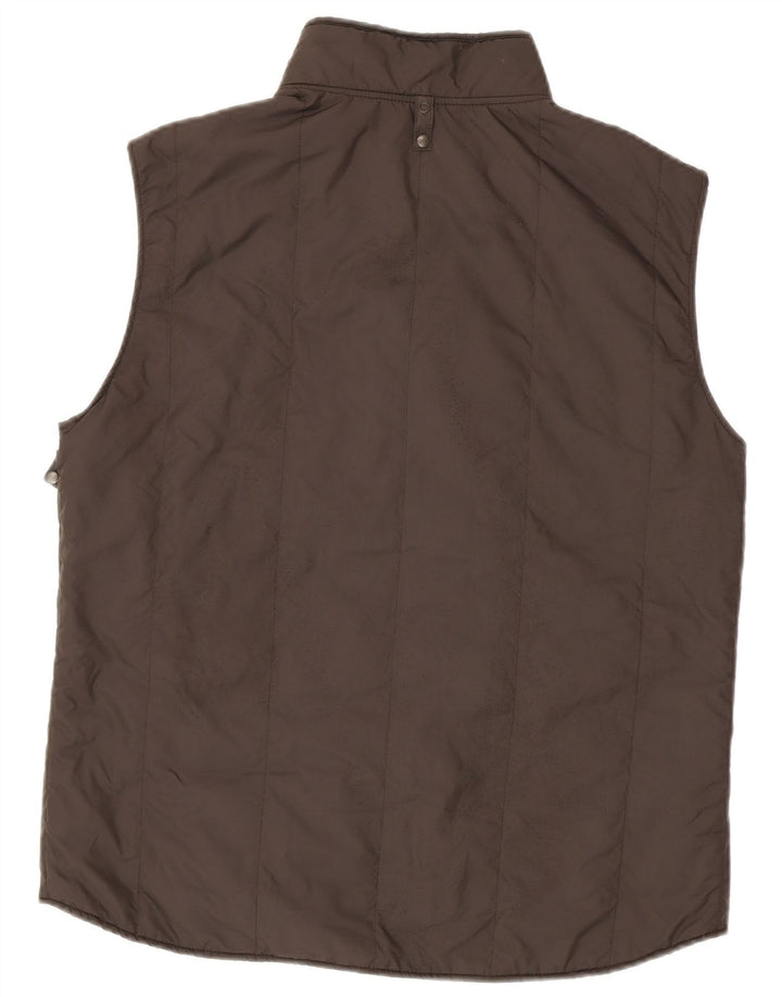 Męska wyściełana kamizelka Massimo Dutti EU 52, duża, szary poliester