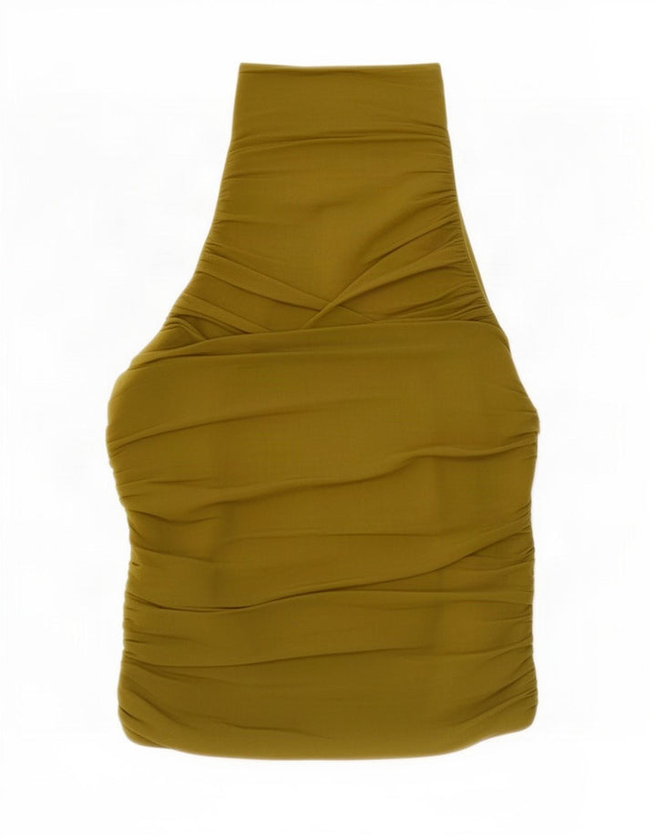 Damski top Zara Halter UK 12, średni zielony