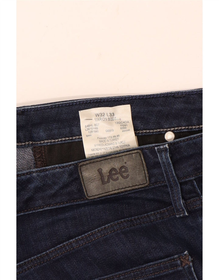 Damskie jeansy Lee Marion Bootcut W32 L27 Granatowe, bawełniane