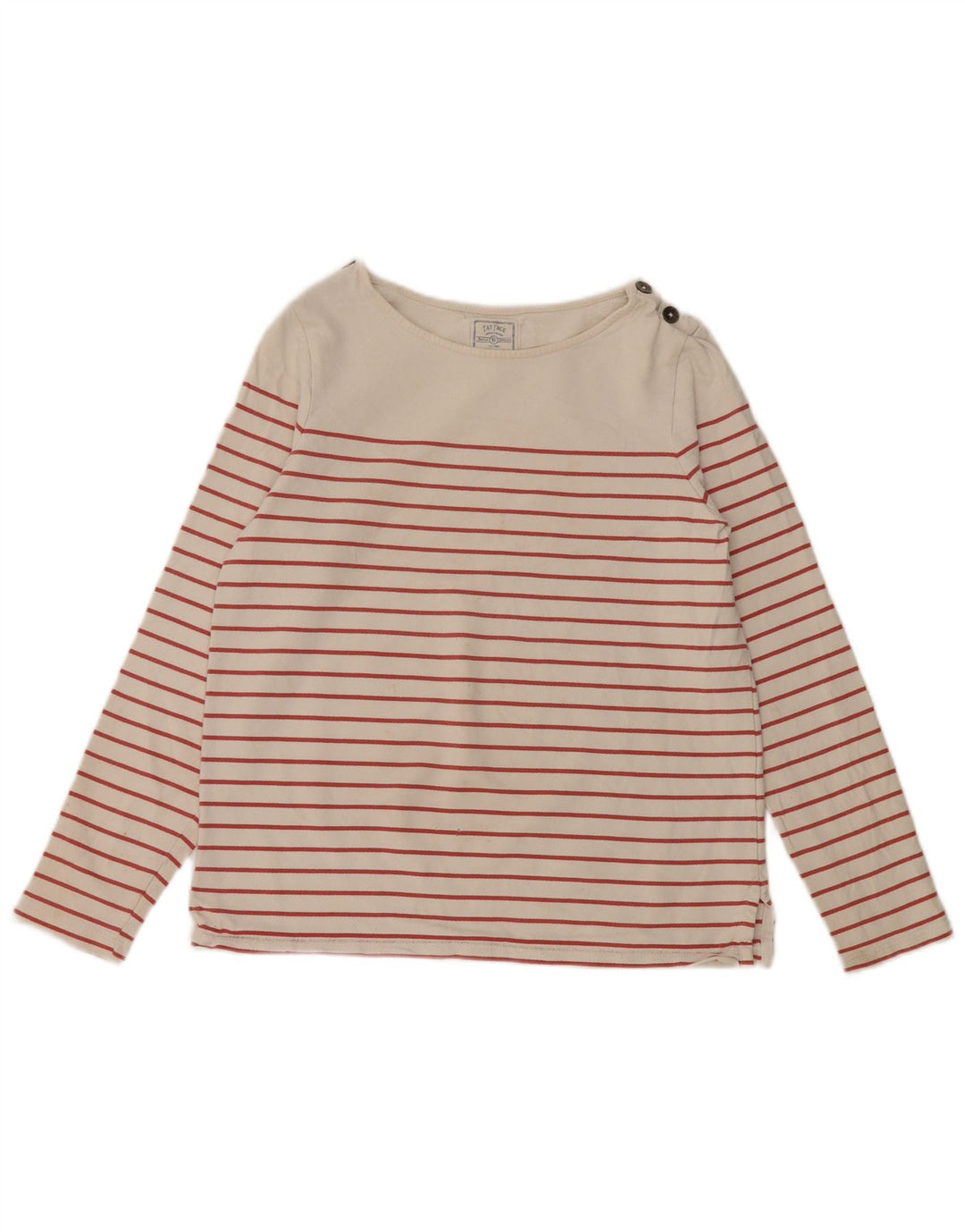 Top damski FAT FACE z długim rękawem, UK 8, małe, bawełniane w paski