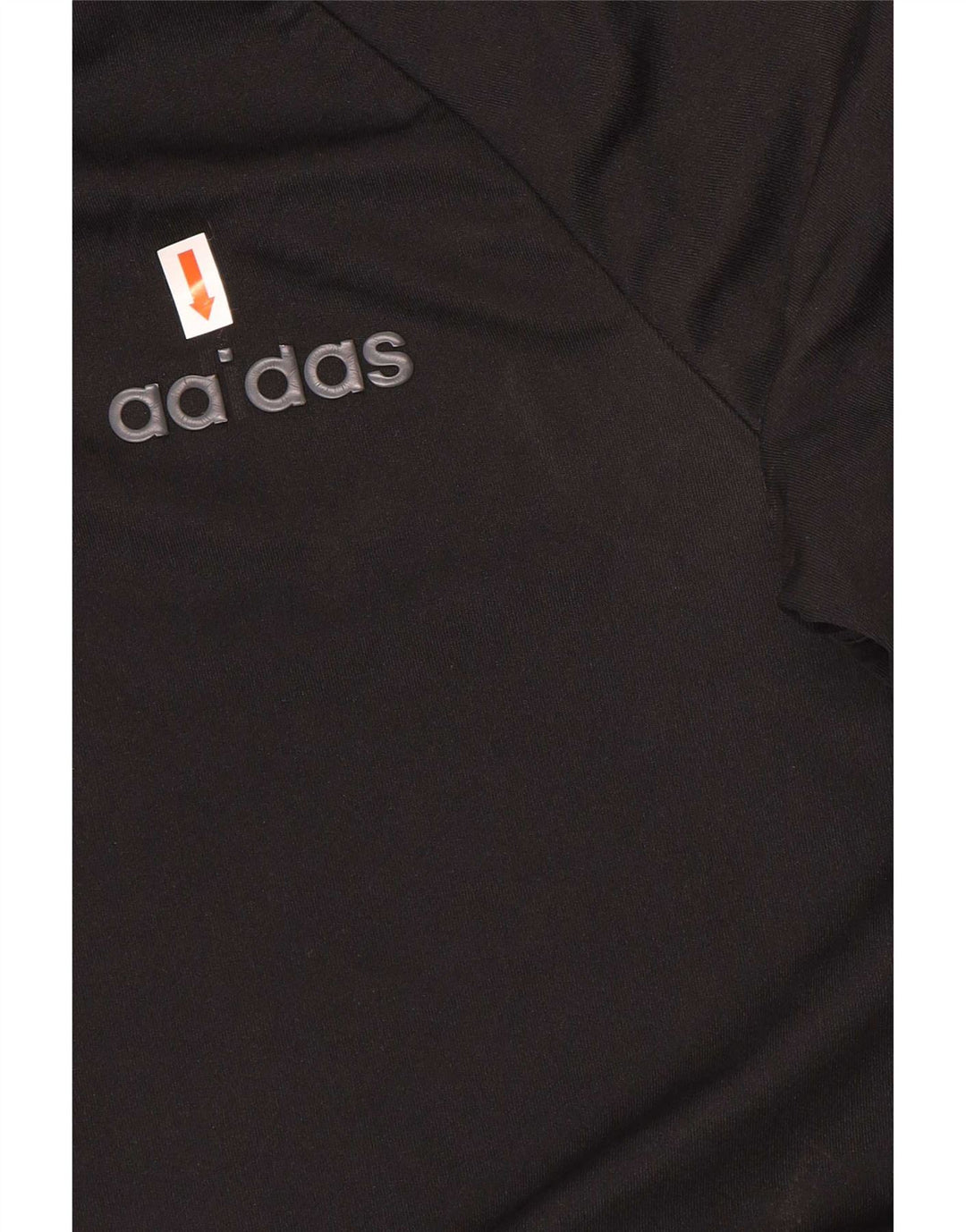 Adidas Męski T-shirt Top Mały Czarny Poliester