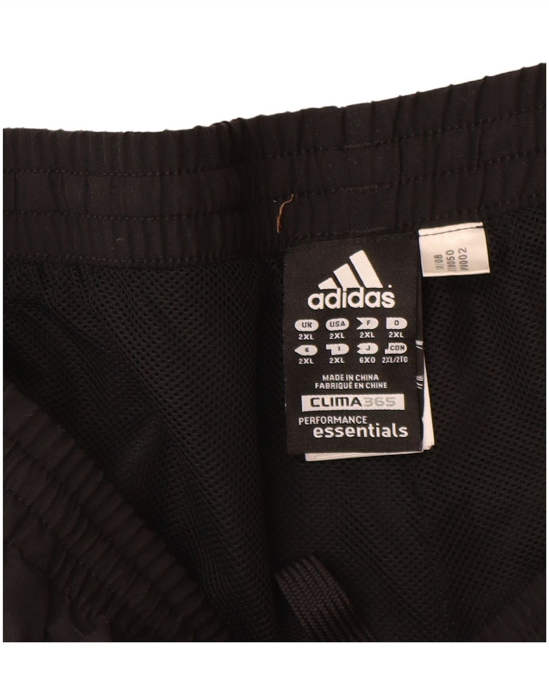 Męskie spodenki sportowe ADIDAS Clima 365 2XL, czarny poliester