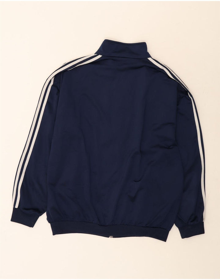 Adidas Męska bluza dresowa UK 44/46, duża, granatowa, poliestrowa