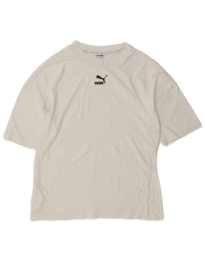 T-shirt męski Puma Top XS, biała bawełna