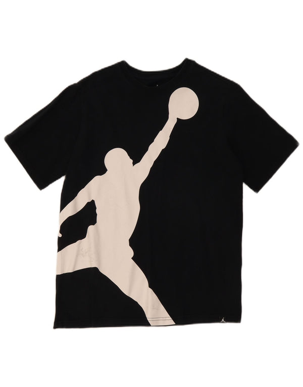 Chłopięcy T-shirt z grafiką JORDAN 13-14 lat XL, czarny