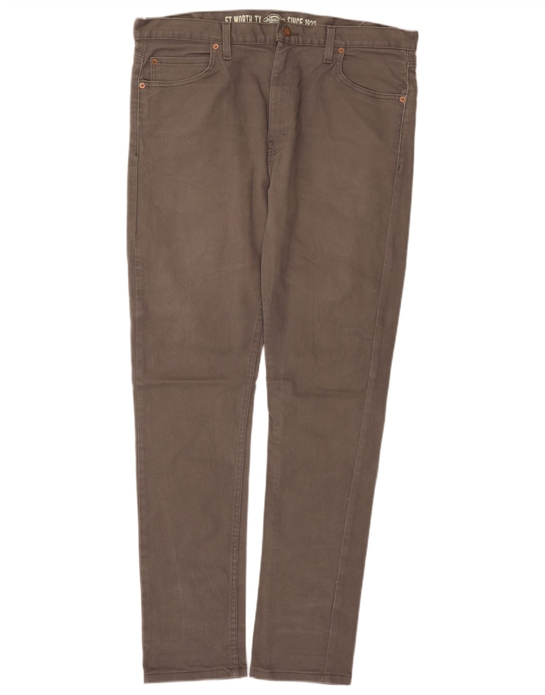 Męskie jeansy obcisłe Dickies W36 L32 Szara bawełna