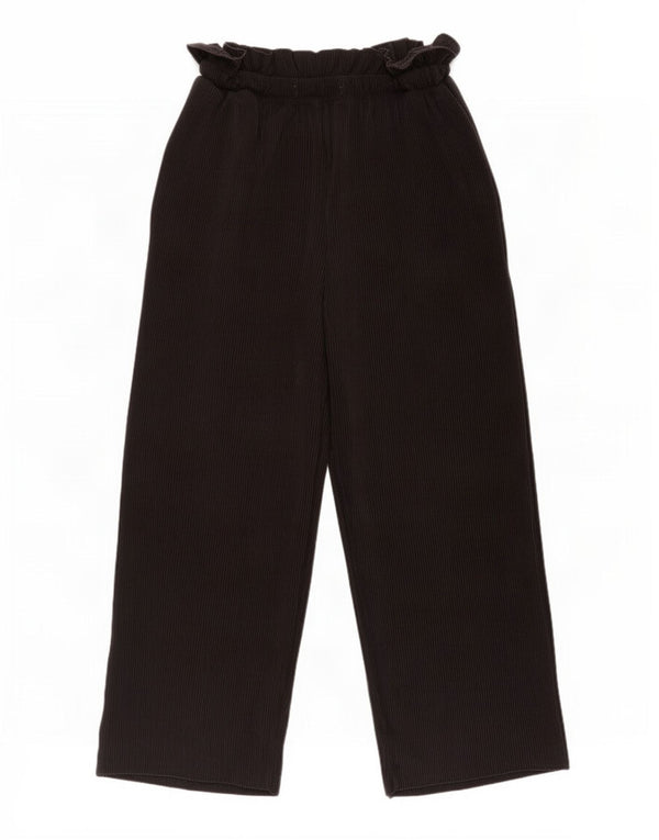 Damskie spodnie z szerokimi nogawkami Topshop UK 6 XS W24 L24 Czarne