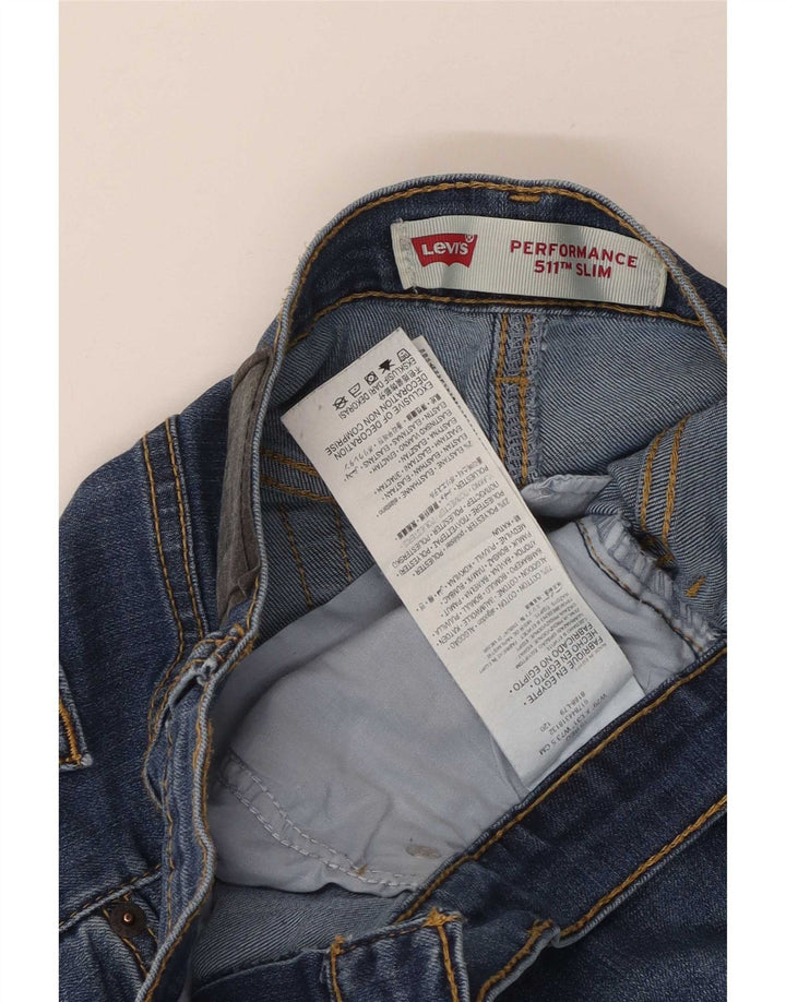 Levi's Damskie 511 Slim Jeans W29 L31 Niebieskie bawełniane