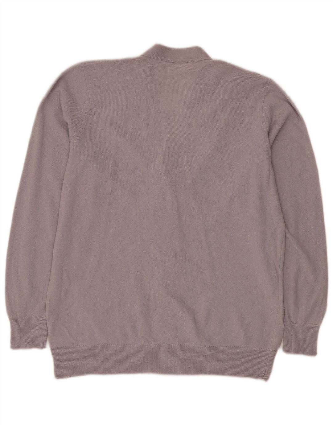 Sweter damski Jaeger UK 14 Średni fioletowy owcza wełna