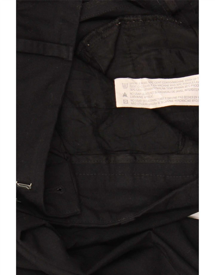 Damskie spodnie Chino Bootcut Zara EU 38 Small W28 L32 Czarny poliester