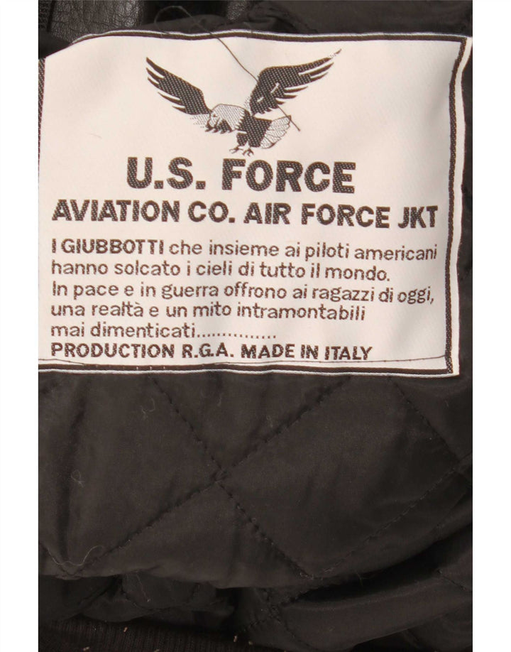 Męska kurtka lotnicza US Air Force UK 42 XL czarna