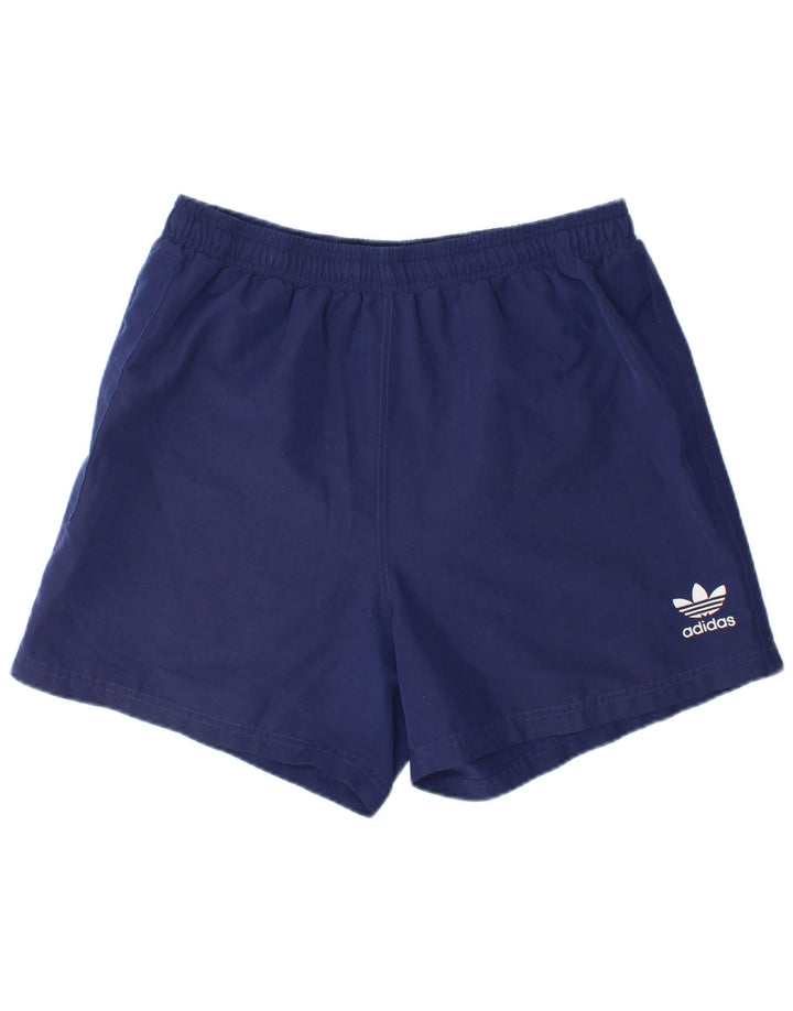 Męskie spodenki sportowe Adidas, duże, granatowe, z poliestru