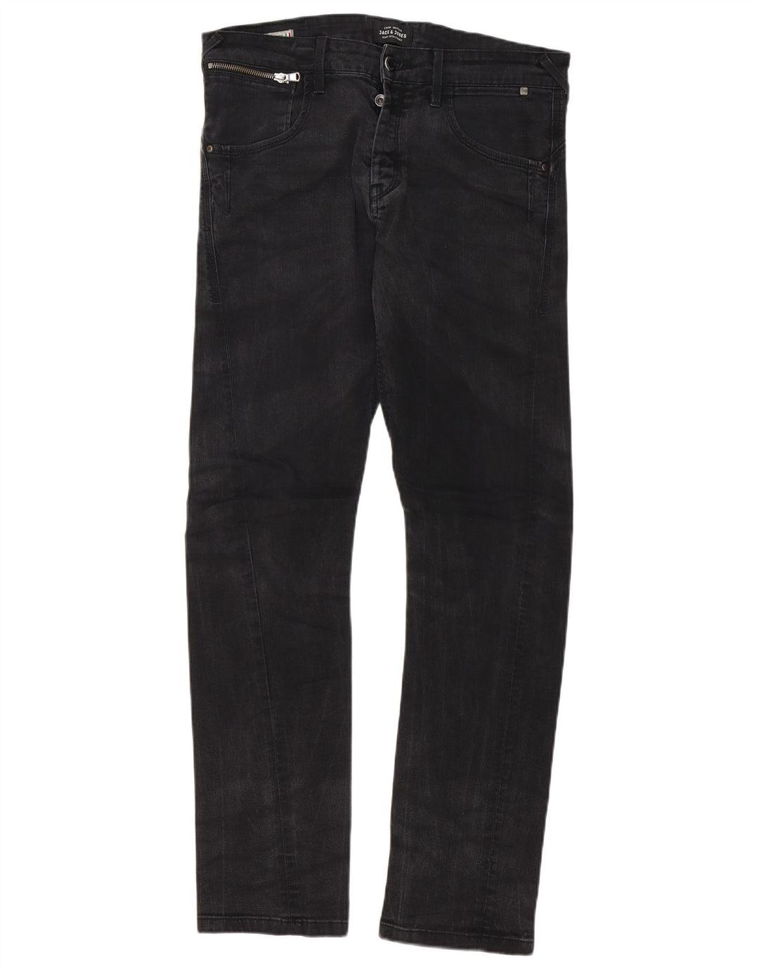 Męskie jeansy typu slim Jack & Jones W32 L34 czarne