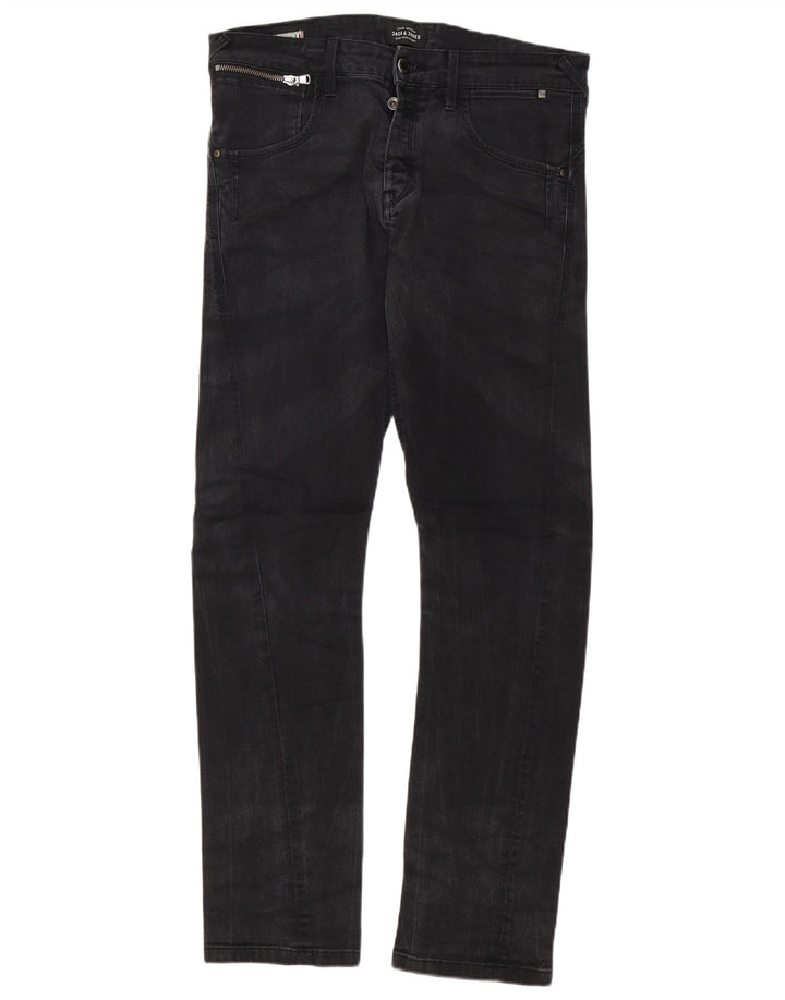 Męskie jeansy typu slim Jack & Jones W32 L34 czarne