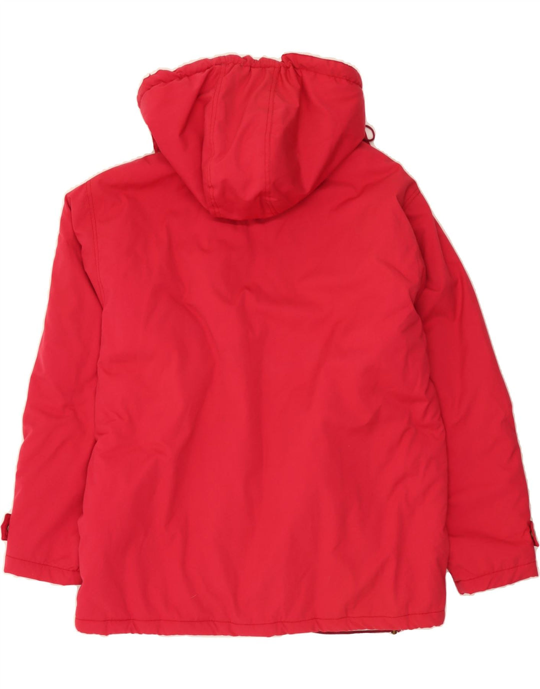 VINTAGE Mens Hooded Windbreaker Jacket UK 44 2XL Red Polyester Vintage Vintage and Second-Hand Vintage from Messina Hembry 