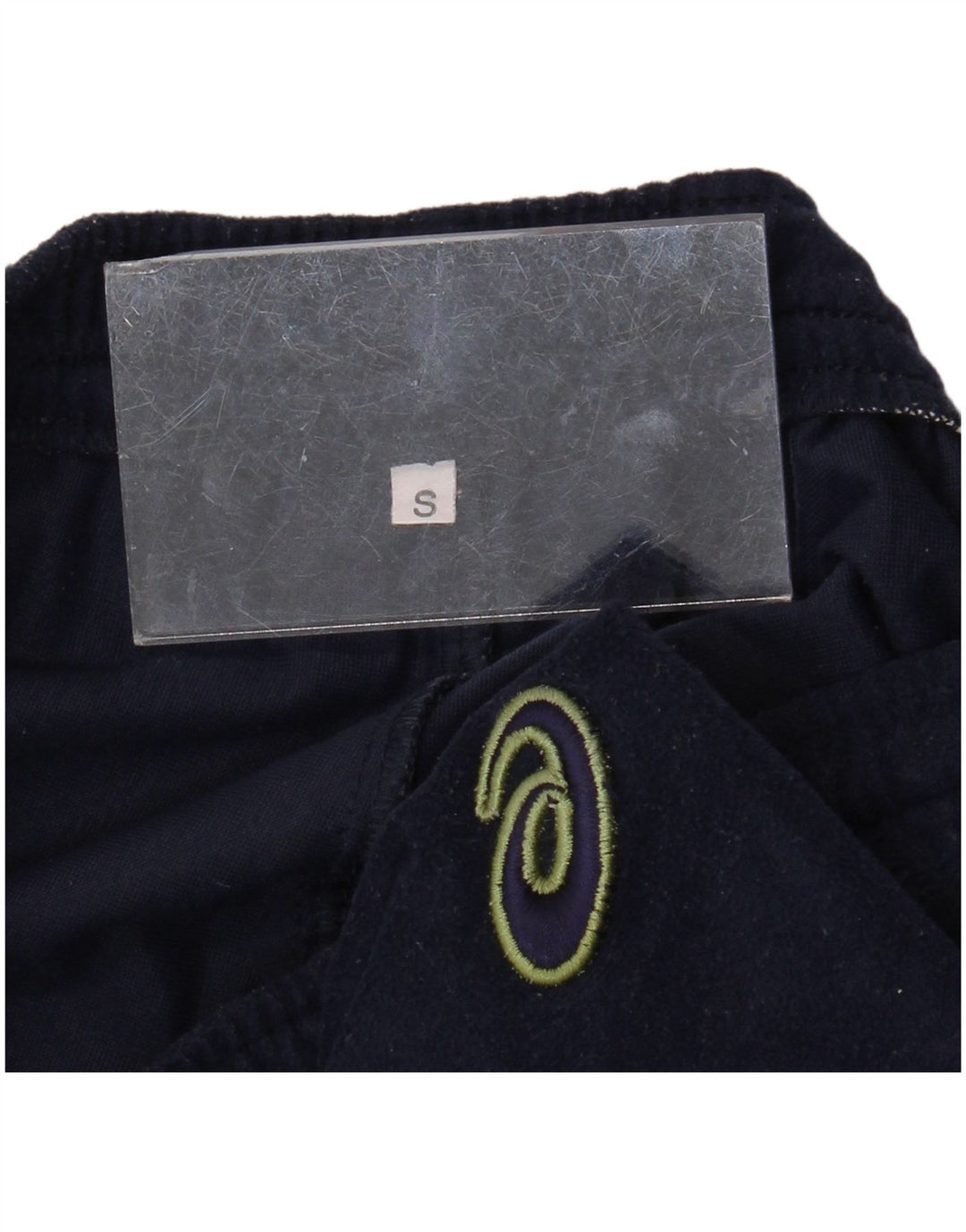 Męskie welurowe spodnie dresowe ASICS, małe, granatowe