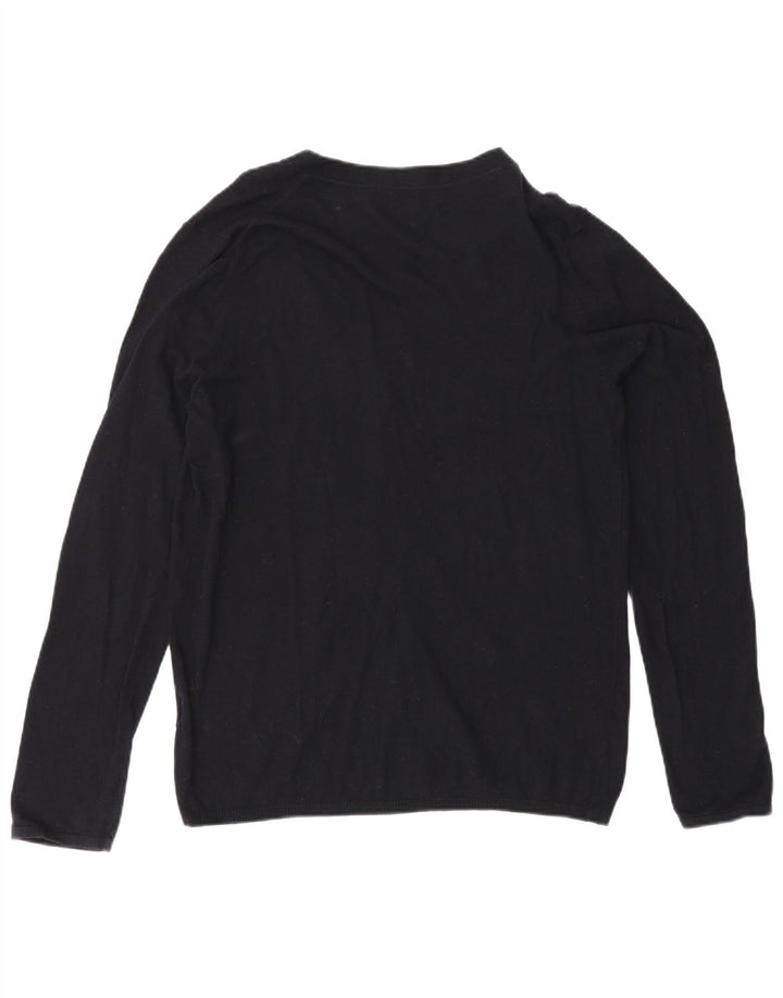 Męski sweter rozpinany Reiss, mały, czarny, bawełniany