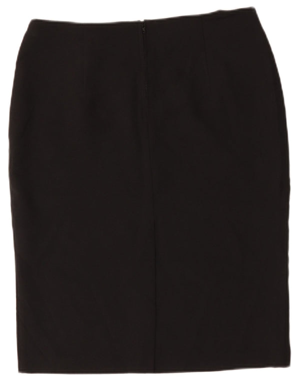 Marks & Spencer Damska spódnica ołówkowa UK 12 Medium W34 Czarny poliester
