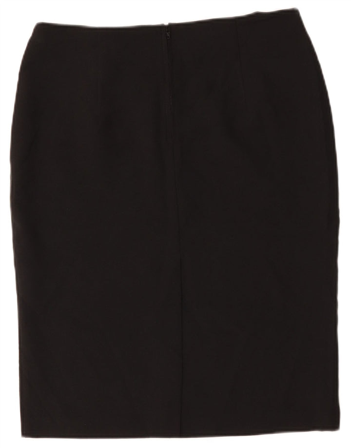 Marks & Spencer Damska spódnica ołówkowa UK 12 Medium W34 Czarny poliester