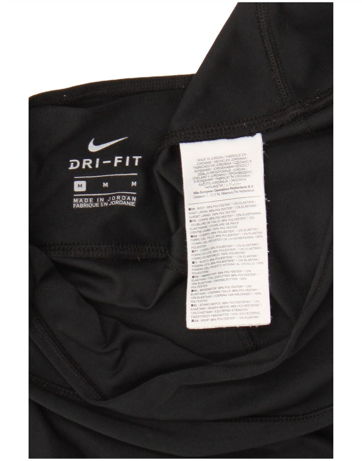Damskie legginsy Nike Dri Fit UK 14, średni czarny poliester